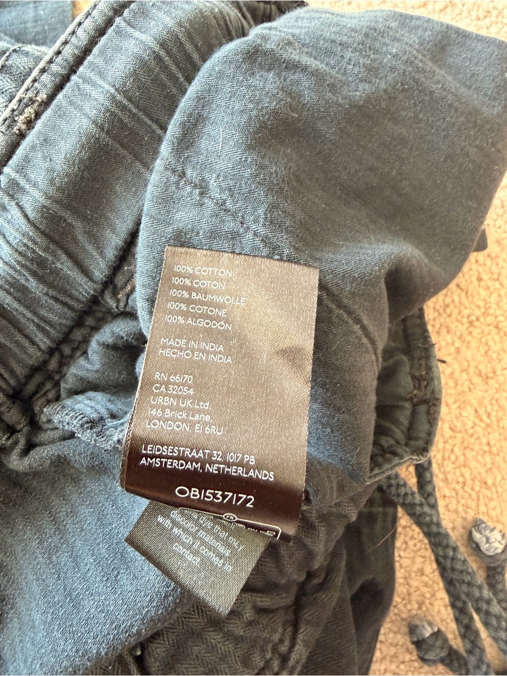 We the free Tahiti cargo drawstring pants - Picture 8 of 9